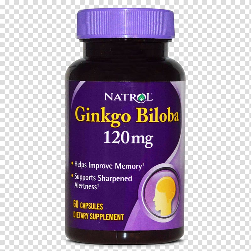 Natrol Ginkgo Biloba, 120 mg, 60 Tablets Natrol Green Tea, 500 mg, 60 Capsules Dietary supplement, capsules transparent background PNG clipart