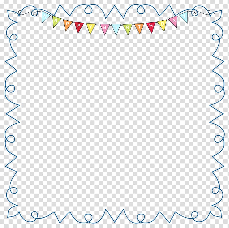 Birthday Frames Desktop , happy frame transparent background PNG clipart