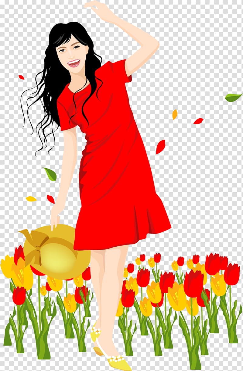 Tulip Flower Red, tulip flower red beauty in the field transparent background PNG clipart