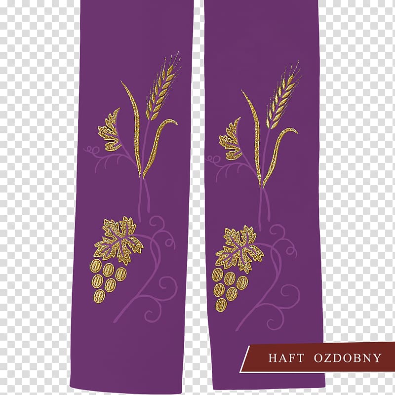 Stole Embroidery Wool Haft Made in EU, kielich transparent background PNG clipart