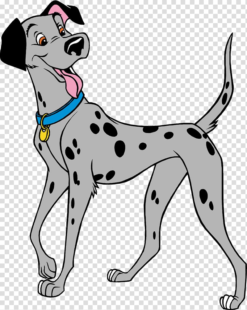 Dalmatian dog Cruella de Vil, Grey Dalmatians puppy animal transparent background PNG clipart