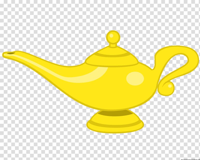 yellow genie lamp, Genie Aladdin Princess Jasmine , Genie Lamp transparent background PNG clipart