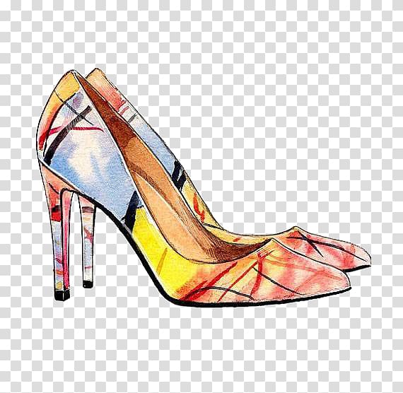 Shoe High-heeled footwear Designer Stiletto heel, a pair of shoes transparent background PNG clipart
