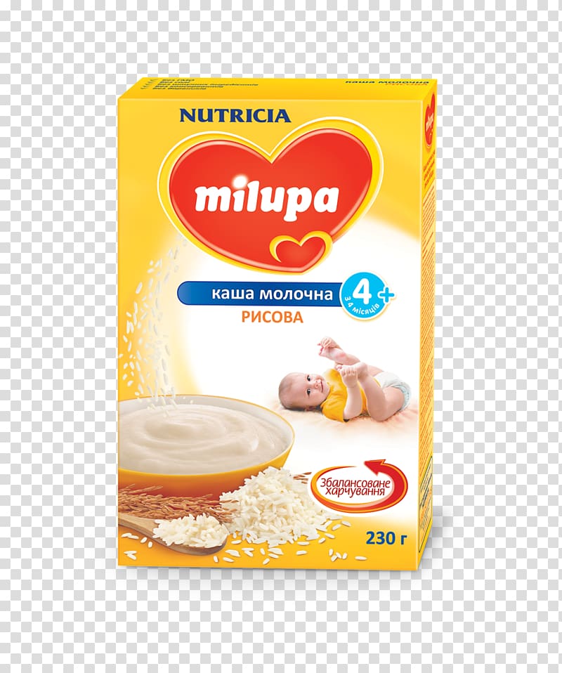 Kasha Rice porridge Milupa Cereal, rice pack transparent background PNG clipart