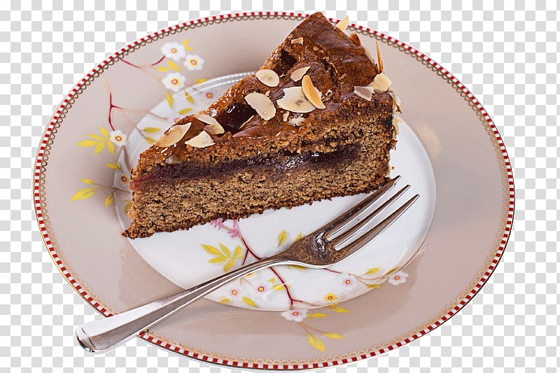Sachertorte German chocolate cake Torta caprese, chocolate cake transparent background PNG clipart