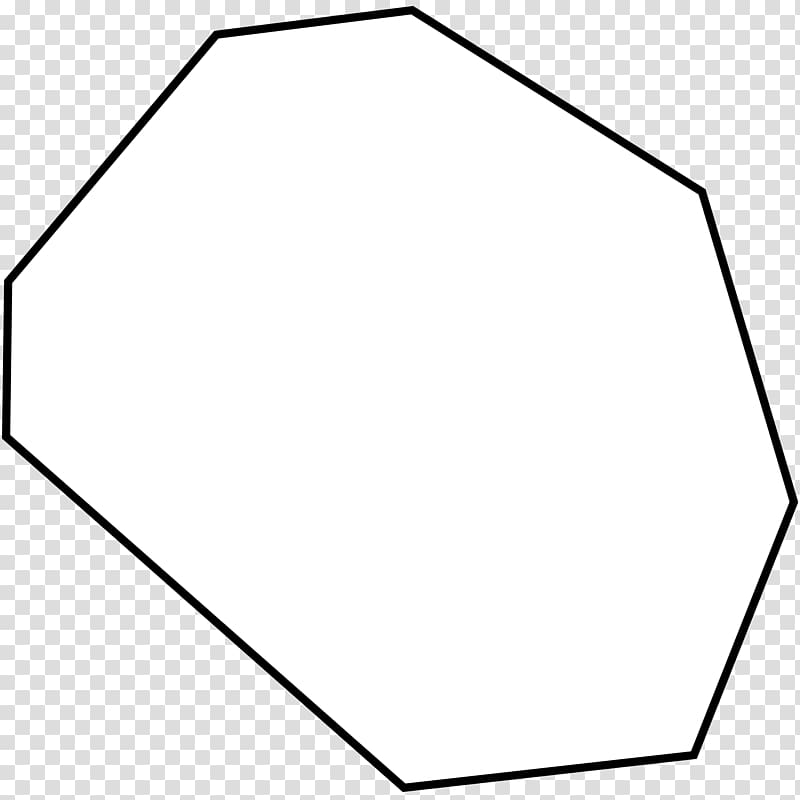 Octagon Regular polygon Internal angle Hexagon, Irregular lines transparent background PNG clipart