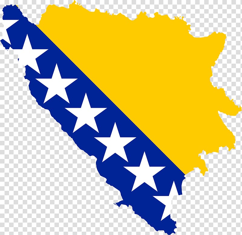 Flag of Bosnia and Herzegovina Map, map transparent background PNG clipart
