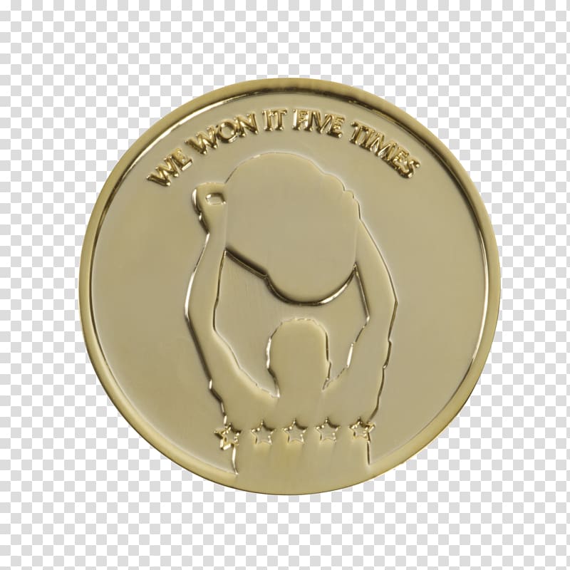 Gold coin Liverpool F.C. Medal Istanbul, Commemorative Coin transparent background PNG clipart
