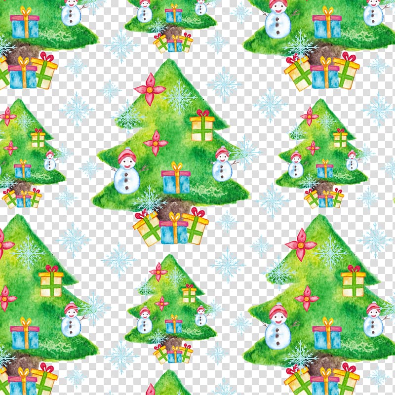 Christmas tree Flower Pattern, Christmas tree collection transparent background PNG clipart