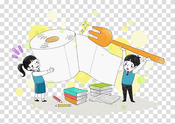College Scholastic Ability Test Paper Illustration, Paper and children transparent background PNG clipart
