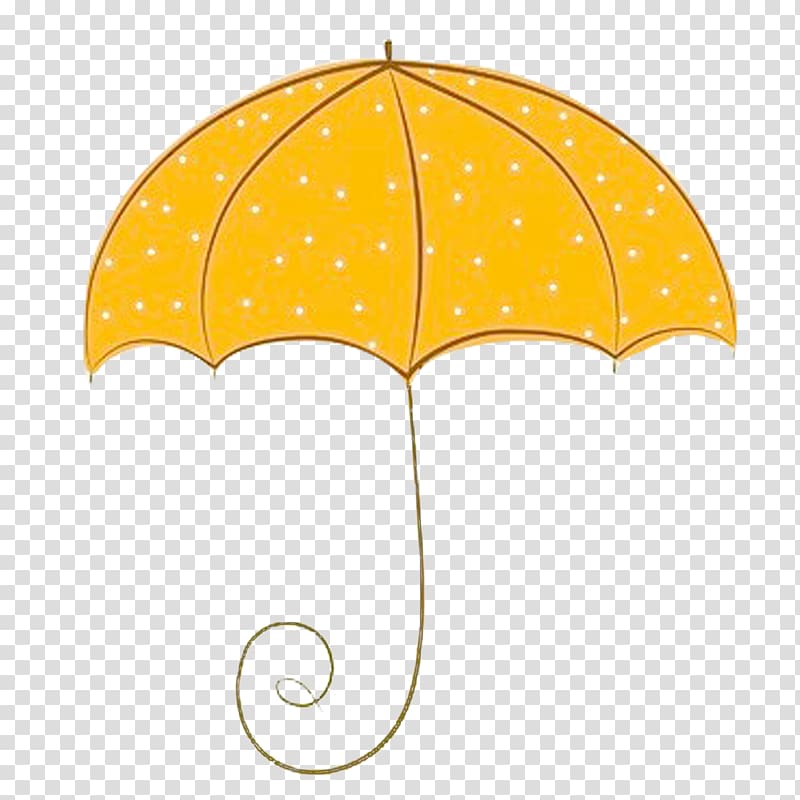 Umbrella Yellow Pattern, Golden umbrella material transparent background PNG clipart