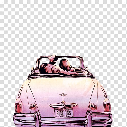 Car If You Were a Movie, This Would Be Your Soundtrack Sleeping With Sirens Scene One, James Dean & Audrey Hepburn Scene Two, Roger Rabbit, vintage car transparent background PNG clipart