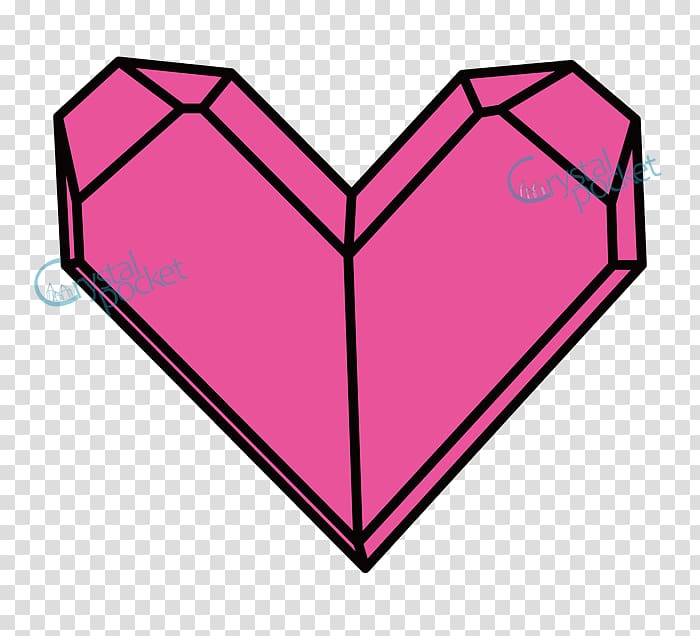 Paper Origami Heart Child Valentine\'s Day, CRYSTAL Quartz transparent background PNG clipart