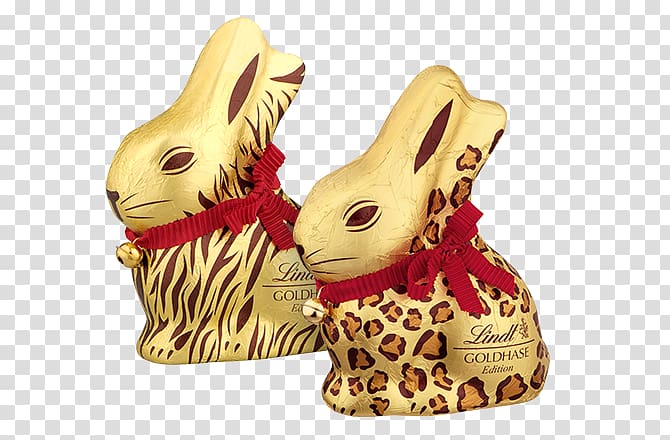 Praline Lindt & Sprüngli Easter Bunny Leporids Chocolate, fig printing transparent background PNG clipart