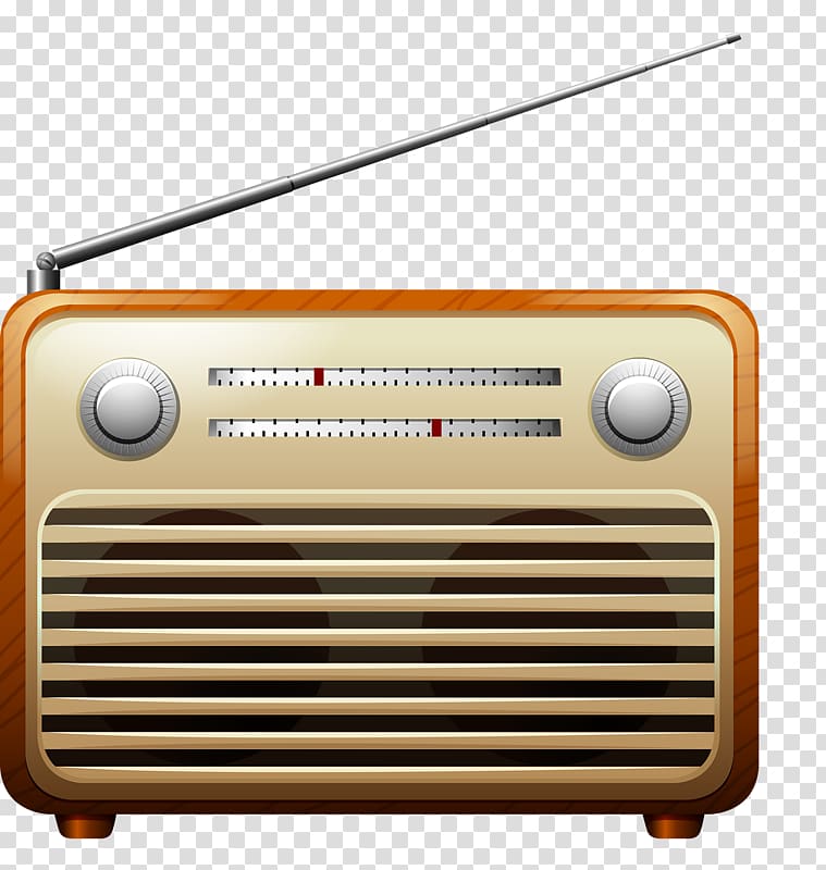 Radio , Vintage Radio transparent background PNG clipart