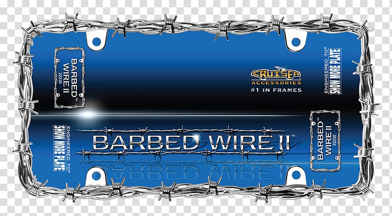 Car Vehicle License Plates Barbed wire Chrome plating, licence plate transparent background PNG clipart