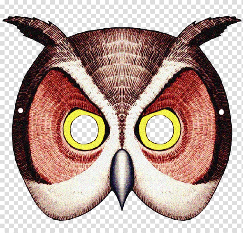 Barn owl Mask Animal Giant panda, anonymous mask transparent background PNG clipart