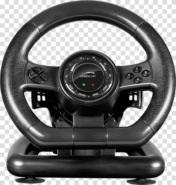 Speedlink Black Bolt Racing Wheel For Pc Black (sl-650300-bk) (PC) Motor Vehicle Steering Wheels Chris Bradley SpeedLink ASSERO Gaming Mouse, steering wheel transparent background PNG clipart