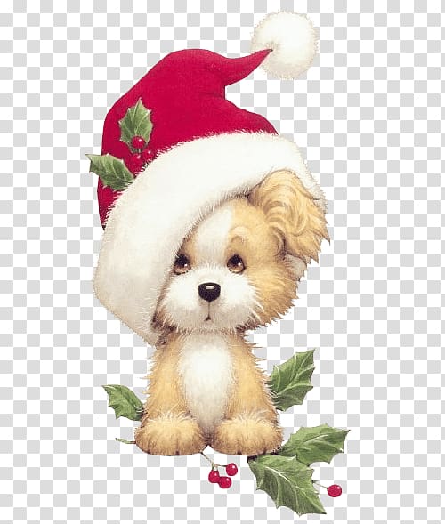 Puppy Christmas Animation , cute puppy transparent background PNG clipart