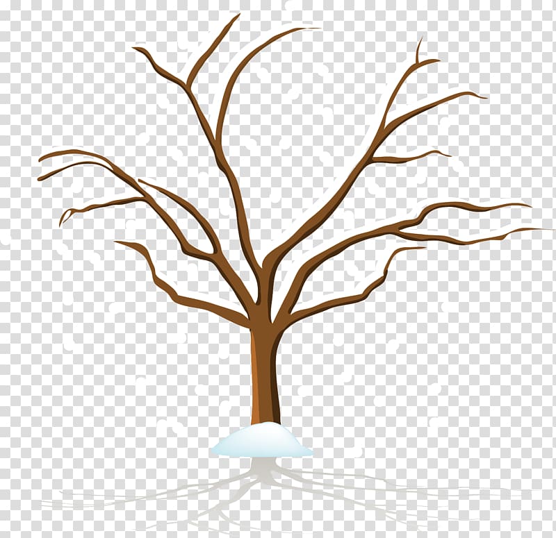 Tree Winter Snow, Trees in winter snow poster material transparent background PNG clipart