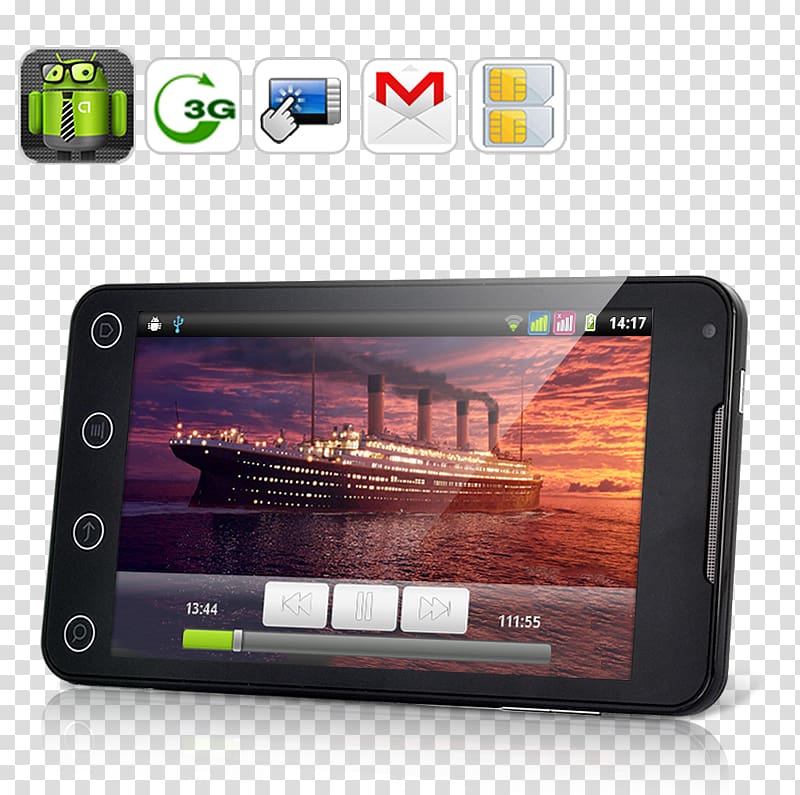 Портативный медиаплеер с дисплеем. Андроид лардж. Android Multimedia Player. PMP-38.