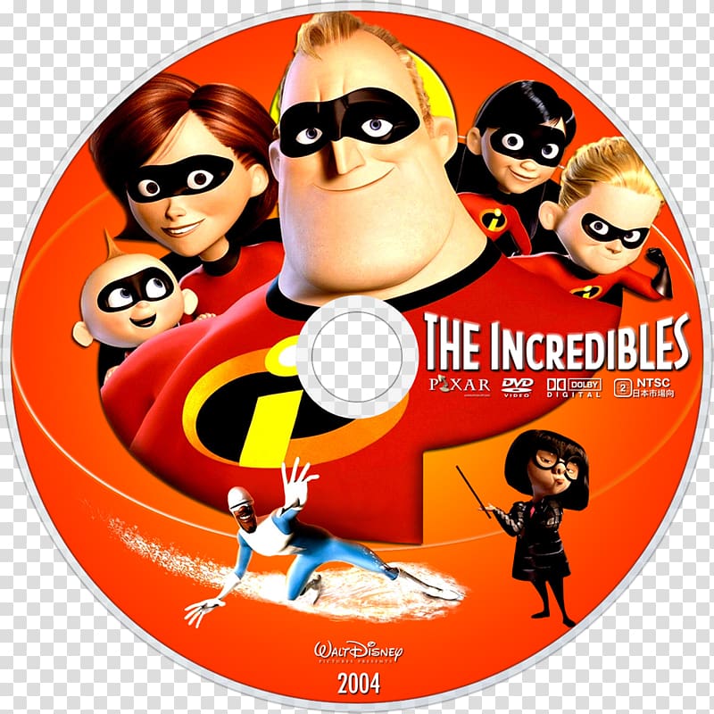 Mr. Incredible DVD-Video The Incredibles Pixar, Movies transparent background PNG clipart