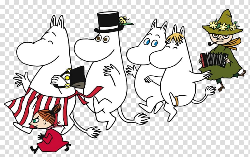 Moominvalley Moomintroll The Moomins and the Great Flood Snork Maiden, others transparent background PNG clipart