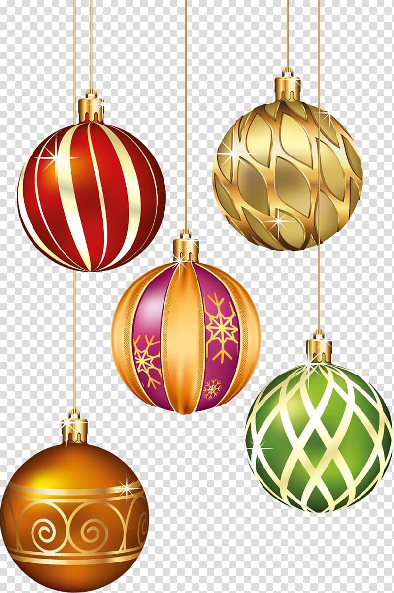 Christmas ornament Encapsulated PostScript , gold snowflake ball ...