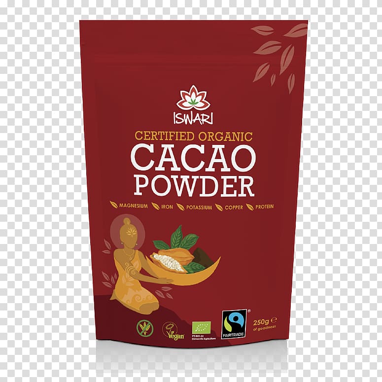 Raw foodism Cocoa bean Goji Superfood Organic food, chocolate Mousse transparent background PNG clipart