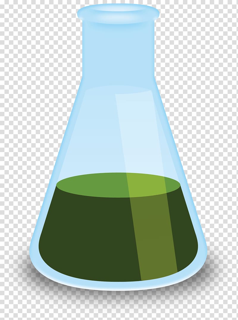 Chemistry Green Liquid, Beaker transparent background PNG clipart