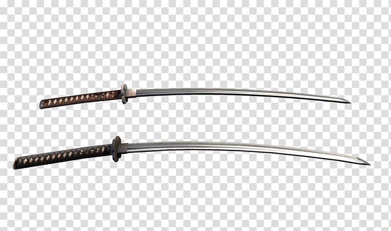 Weapon Sword Sabre Blade Tool, samurai transparent background PNG clipart
