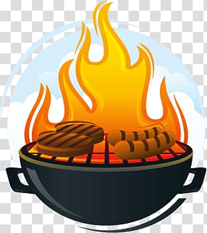 lighted charcoal grill, Bbq transparent background PNG clipart