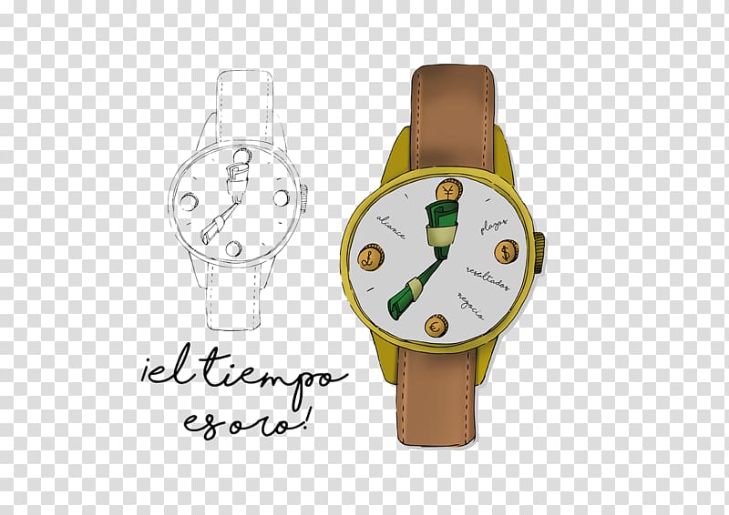 Watch strap Apple Watch, Cartoon Watches transparent background PNG clipart