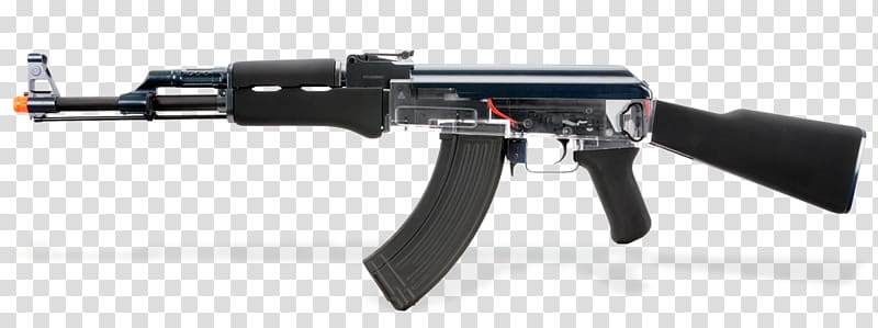 AK-47 Airsoft Guns Gearbox AMD-65, Air Gun transparent background PNG clipart
