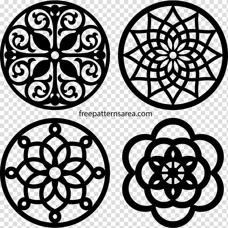 Ornament , circle flower transparent background PNG clipart