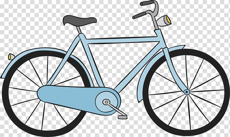 Bicycle pedal Bicycle frame Racing bicycle Bicycle wheel Road bicycle, Blue drawn cross beam bike transparent background PNG clipart