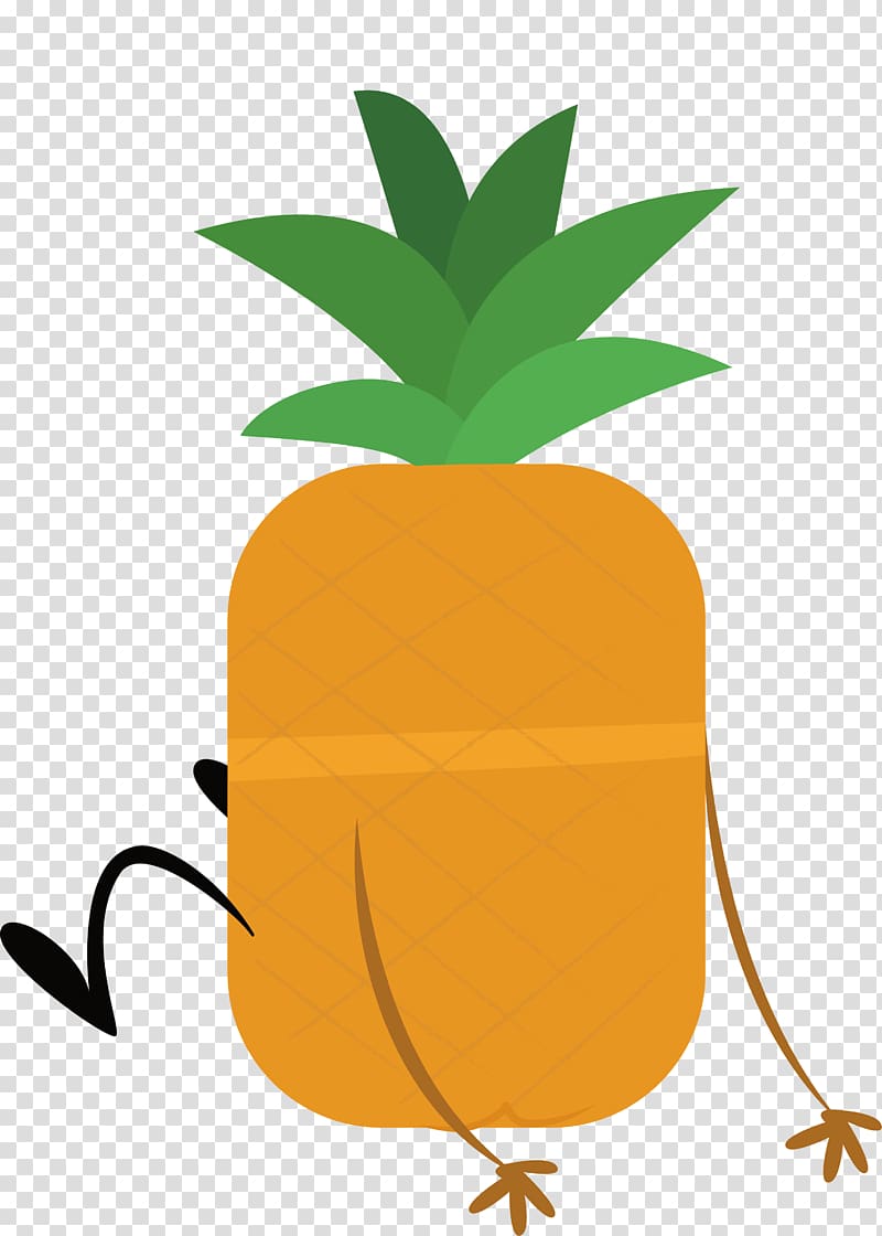 Pineapple Drawing, The confused pineapple transparent background PNG clipart