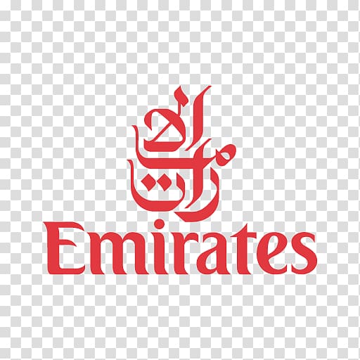 Dubai Flight Emirates Airline Etihad Airways, Fly Emirates Logo transparent background PNG clipart
