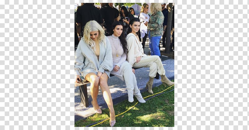 New York Fashion Week Kendall and Kylie Adidas Yeezy Model, model transparent background PNG clipart