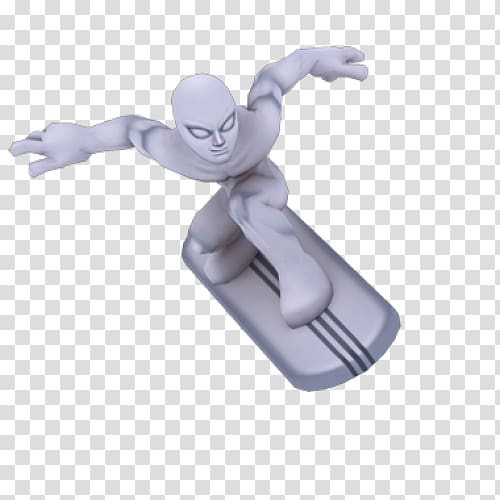 Silver Surfer Marvel Super Hero Squad Spider-Man Superhero Figurine, spider-man transparent background PNG clipart