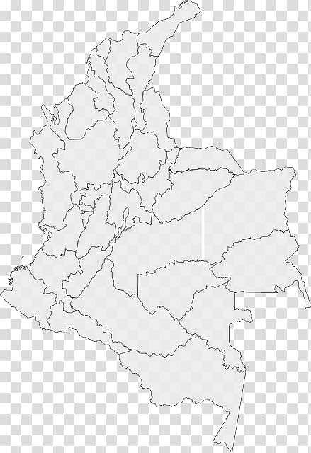 Departments Of Colombia Map Folds Transparent Background Png Clipart Hiclipart