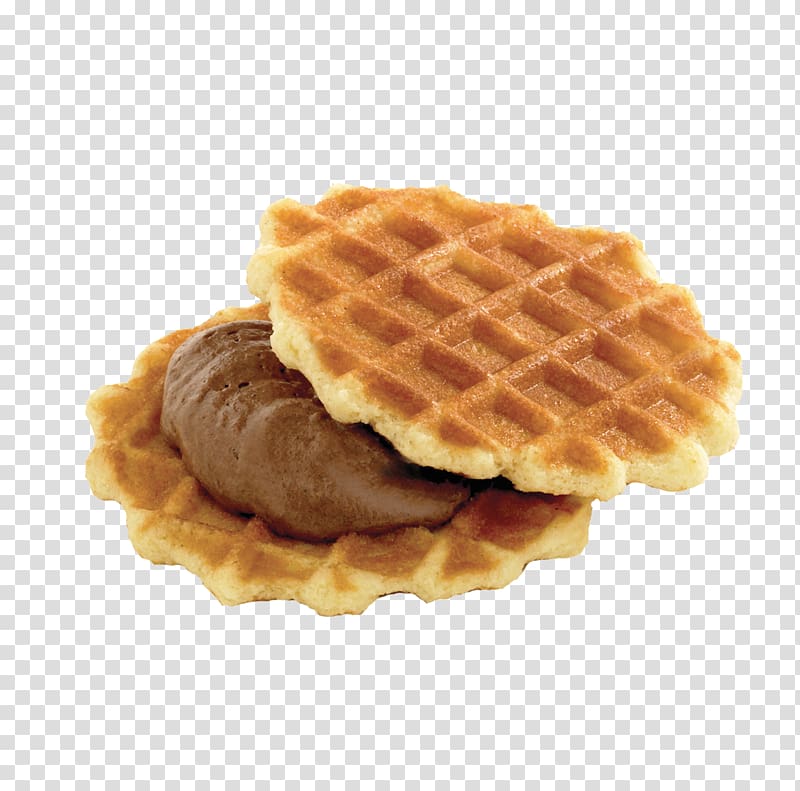 Belgian waffle European cuisine Pizzelle Breakfast, breakfast transparent background PNG clipart