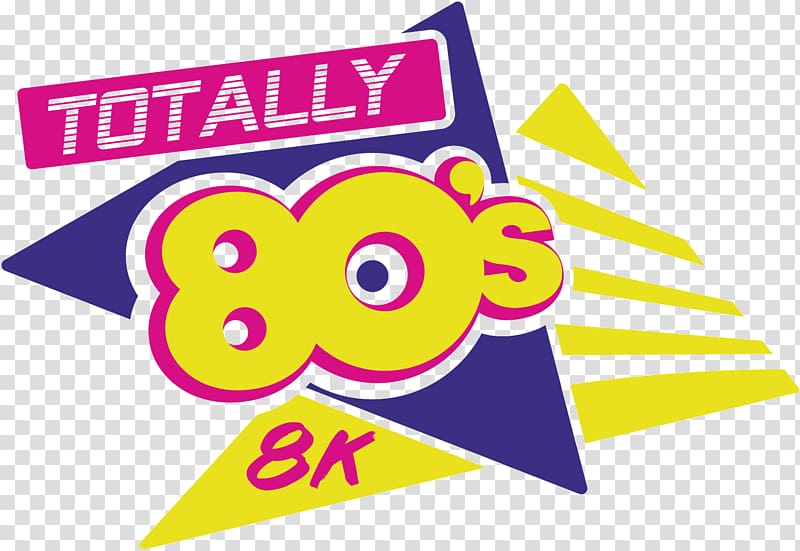 Totally 80s 8k, Run The Valley Race Series Logo Sponsor Brand Running, running poster transparent background PNG clipart