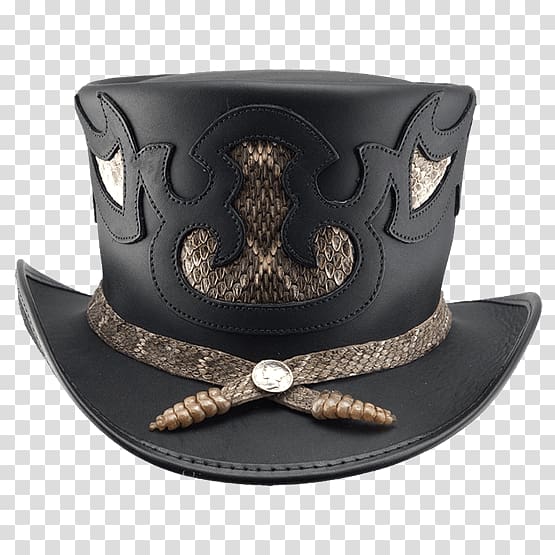 Cowboy hat Top hat Cap Rattlesnake, steampunk sewing patterns transparent background PNG clipart