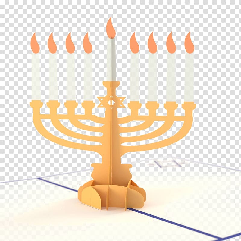 Menorah Hanukkah Judaism Candle Star of David, Judaism transparent background PNG clipart