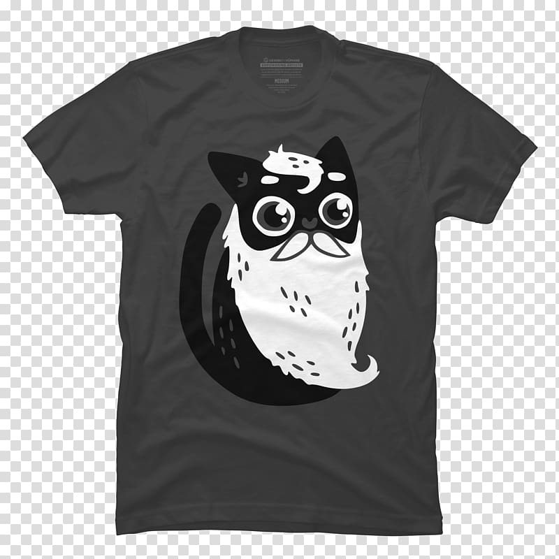 Printed T-shirt Clothing Design by Humans, cat lover t shirt transparent background PNG clipart