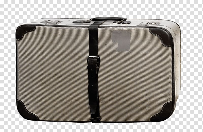 black and gray softside luggage, Suitcase White Canvas transparent background PNG clipart