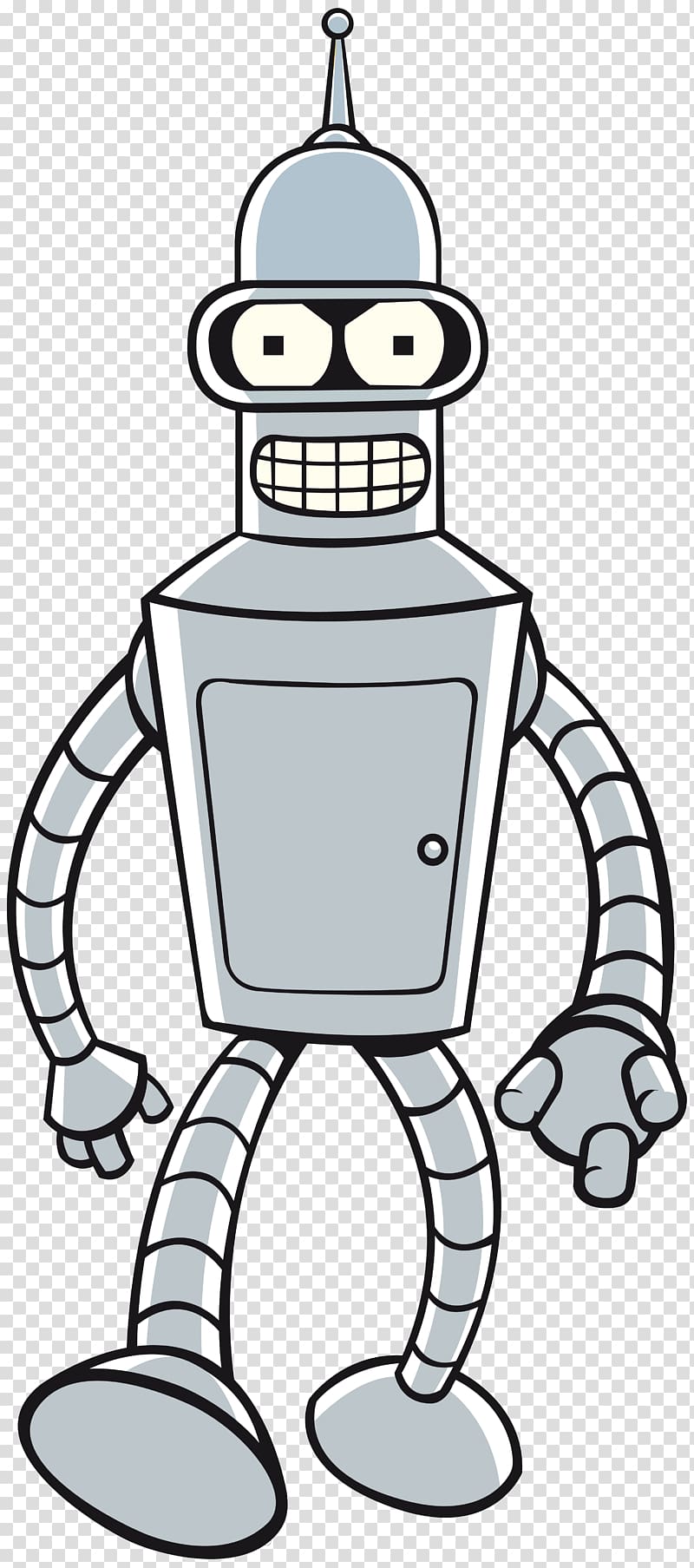 Bender Television show Character Animation, bender transparent background PNG clipart