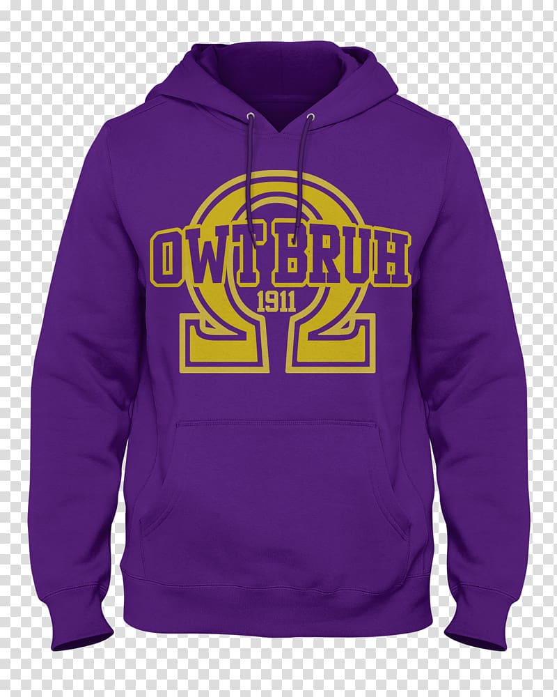 Hoodie T-shirt Clothing Sweater, Omega Psi Phi transparent background PNG clipart