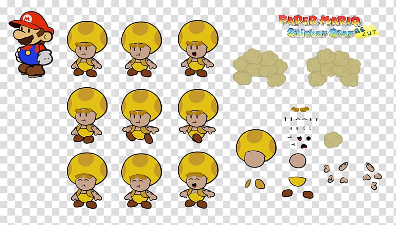 Paper Mario: Sticker Star Super Mario 64 Captain Toad: Treasure Tracker Paper Mario: Color Splash, covered with gold coins transparent background PNG clipart